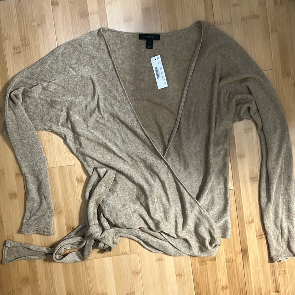 Taupe Wrap Shirt